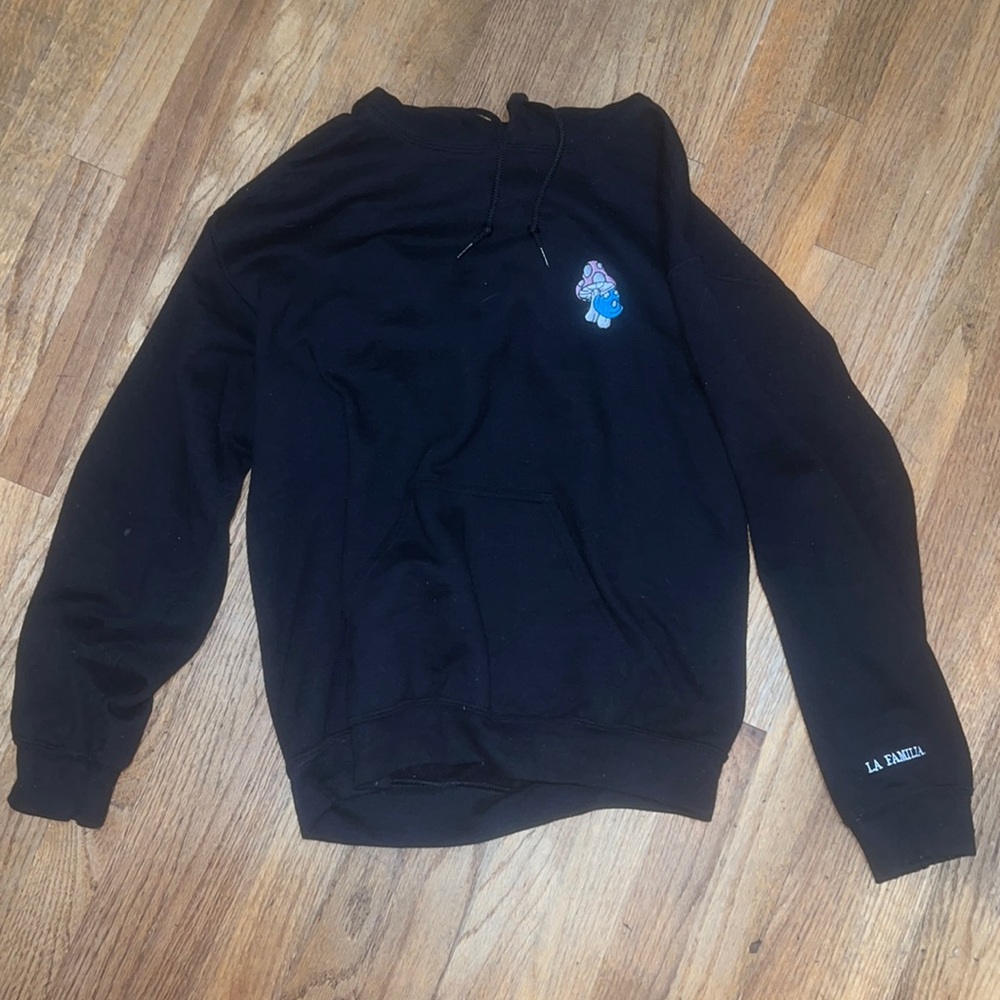 black mushroom hoodie